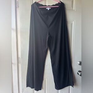 Elegant Black Wide-Leg Women's Pants